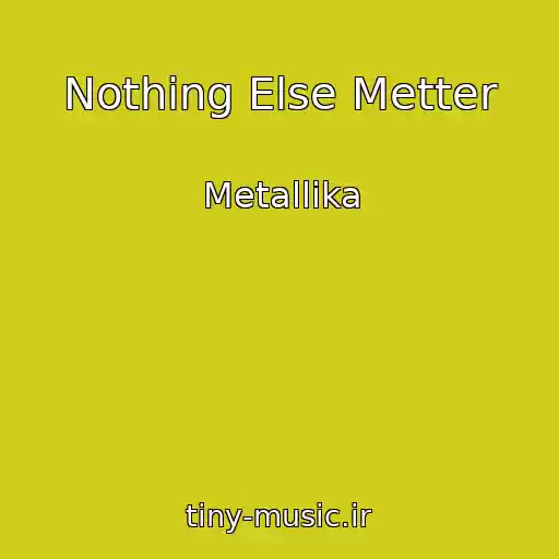 کاور آهنگ Nothing Else Metter از Metallika
