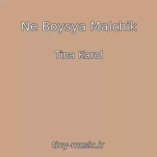 کاور آهنگ Ne Boysya Malchik از Tina Karol