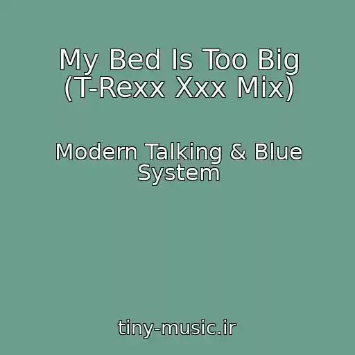 کاور آهنگ My Bed Is Too Big (T-Rexx Xxx Mix) از Modern Talking & Blue System