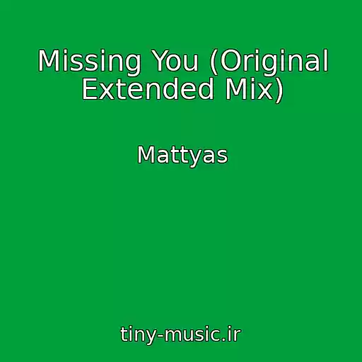 کاور آهنگ Missing You (Original Extended Mix) از Mattyas