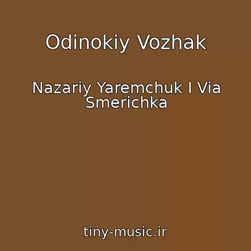 کاور آهنگ Odinokiy Vozhak از Nazariy Yaremchuk I Via Smerichka