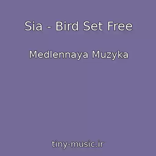 کاور آهنگ Sia - Bird Set Free از Medlennaya Muzyka