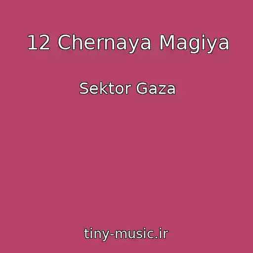 کاور آهنگ 12 Chernaya Magiya از Sektor Gaza