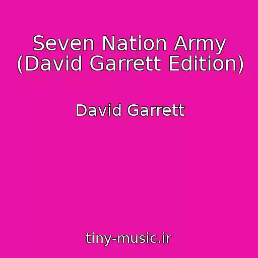 کاور آهنگ Seven Nation Army (David Garrett Edition) از David Garrett