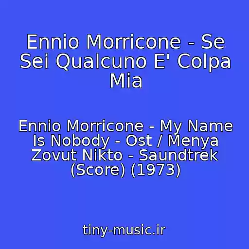 کاور آهنگ Ennio Morricone - Se Sei Qualcuno E' Colpa Mia از Ennio Morricone - My Name Is Nobody - Ost / Menya Zovut Nikto - Saundtrek (Score) (1973)