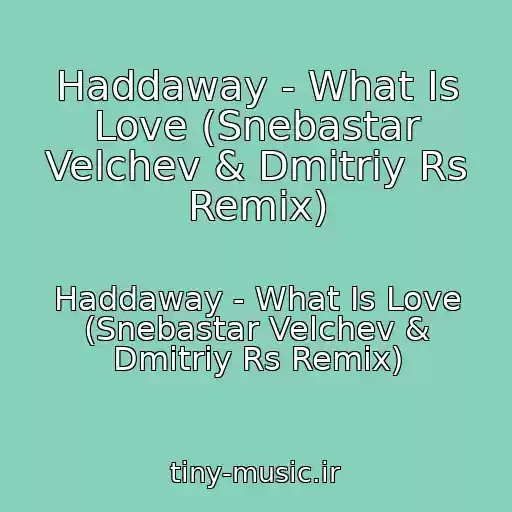 کاور آهنگ Haddaway - What Is Love (Snebastar Velchev & Dmitriy Rs Remix) از Haddaway - What Is Love (Snebastar Velchev & Dmitriy Rs Remix)