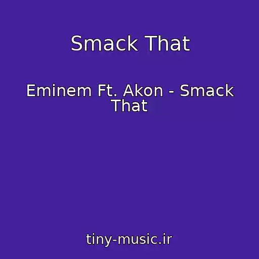 کاور آهنگ Smack That از Eminem Ft. Akon - Smack That