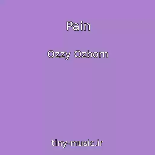 کاور آهنگ Pain از Ozzy Ozborn