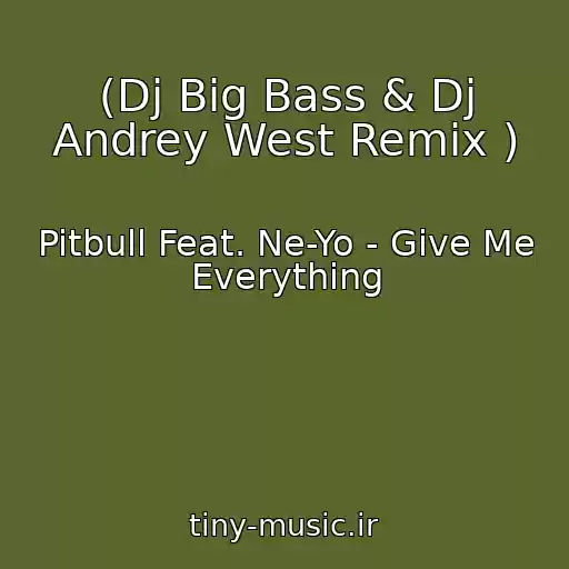 کاور آهنگ (Dj Big Bass & Dj Andrey West Remix ) از Pitbull Feat. Ne-Yo - Give Me Everything
