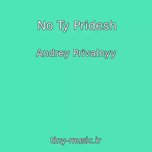کاور آهنگ No Ty Pridesh از Andrey Privalnyy