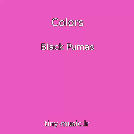 کاور آهنگ Colors از Black Pumas