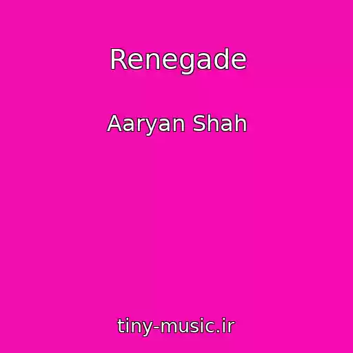 کاور آهنگ Renegade از Aaryan Shah