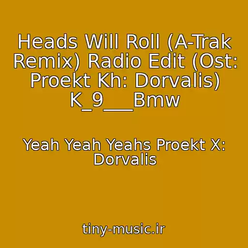 کاور آهنگ Heads Will Roll (A-Trak Remix) Radio Edit (Ost: Proekt Kh: Dorvalis) K_9___Bmw از Yeah Yeah Yeahs Proekt X: Dorvalis