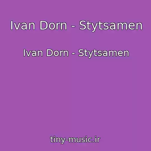 کاور آهنگ Ivan Dorn - Stytsamen از Ivan Dorn - Stytsamen