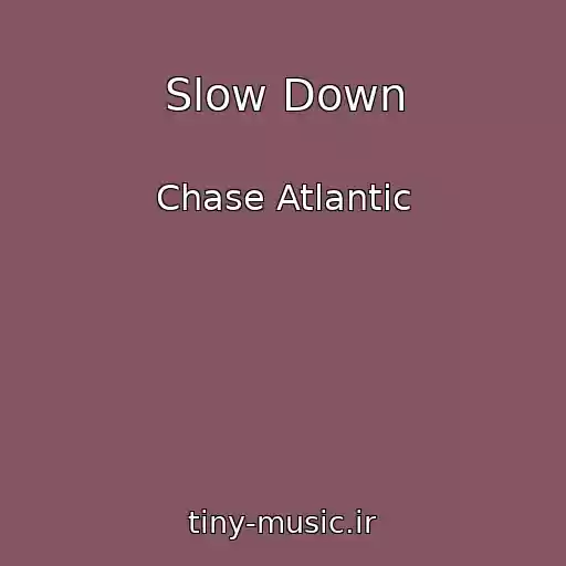 کاور آهنگ Slow Down از Chase Atlantic