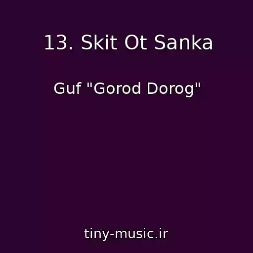کاور آهنگ 13. Skit Ot Sanka از Guf "Gorod Dorog"