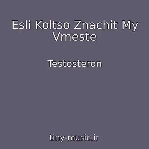 کاور آهنگ Esli Koltso Znachit My Vmeste از Testosteron