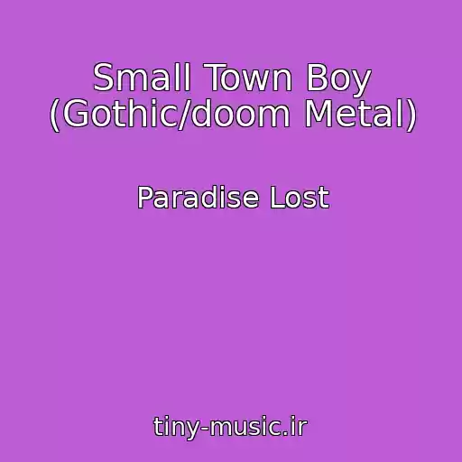کاور آهنگ Small Town Boy (Gothic/doom Metal) از Paradise Lost