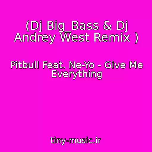 کاور آهنگ (Dj Big_Bass & Dj Andrey West Remix ) از Pitbull Feat. Ne-Yo - Give Me Everything