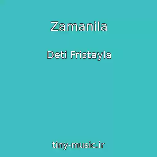 کاور آهنگ Zamanila از Deti Fristayla