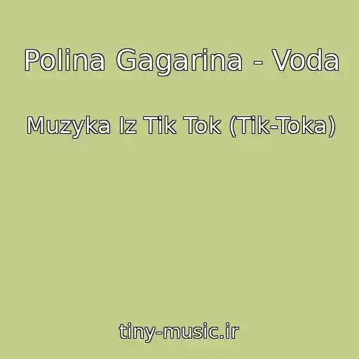 کاور آهنگ Polina Gagarina - Voda از Muzyka Iz Tik Tok (Tik-Toka)