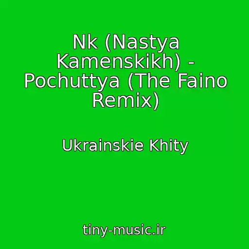 کاور آهنگ Nk (Nastya Kamenskikh) - Pochuttya (The Faino Remix) از Ukrainskie Khity