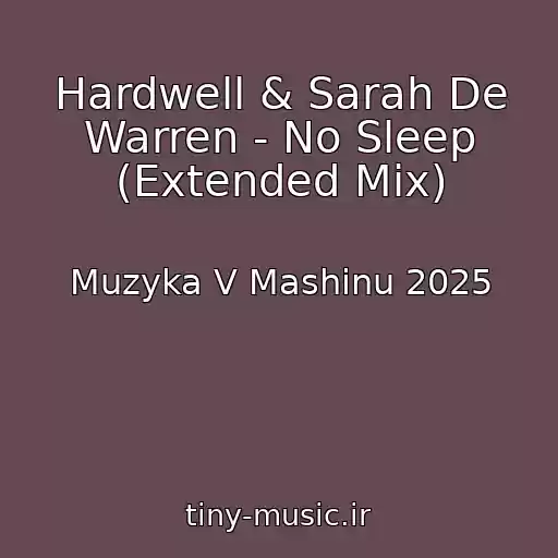 کاور آهنگ Hardwell & Sarah De Warren - No Sleep (Extended Mix) از Muzyka V Mashinu 2025