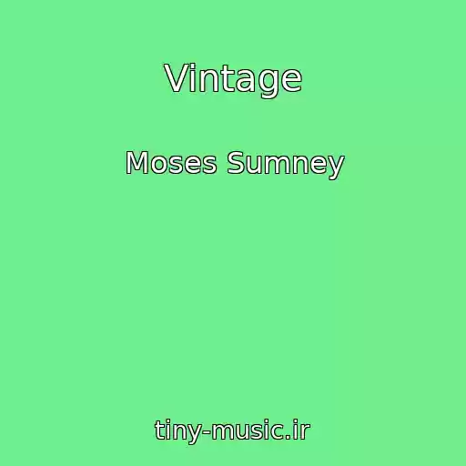 کاور آهنگ Vintage از Moses Sumney
