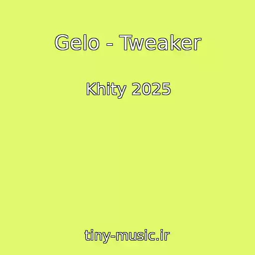 کاور آهنگ Gelo - Tweaker از Khity 2025