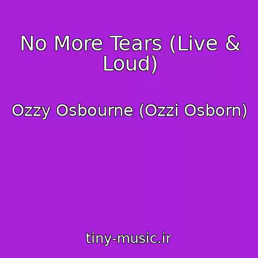 کاور آهنگ No More Tears (Live & Loud) از Ozzy Osbourne (Ozzi Osborn)