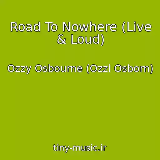 کاور آهنگ Road To Nowhere (Live & Loud) از Ozzy Osbourne (Ozzi Osborn)