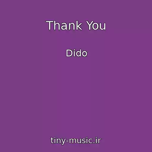 کاور آهنگ Thank You از Dido