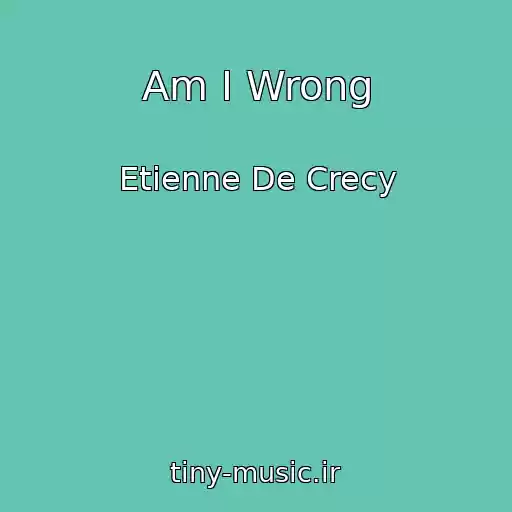 کاور آهنگ Am I Wrong از Etienne De Crecy