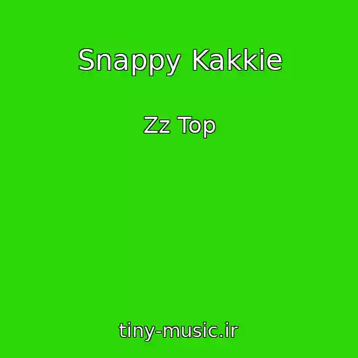 کاور آهنگ Snappy Kakkie از Zz Top