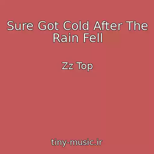 کاور آهنگ Sure Got Cold After The Rain Fell از Zz Top