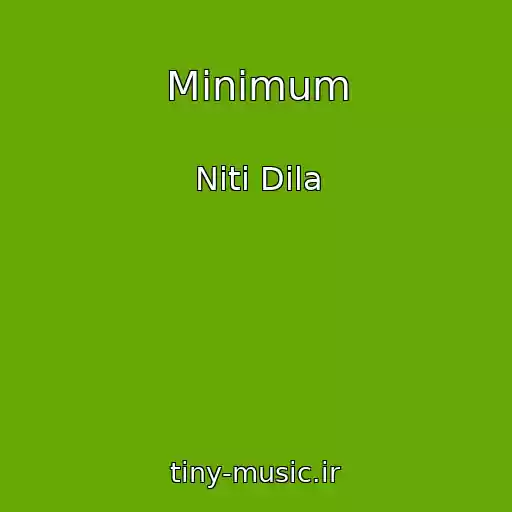کاور آهنگ Minimum از Niti Dila
