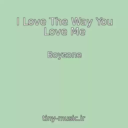 کاور آهنگ I Love The Way You Love Me از Boyzone