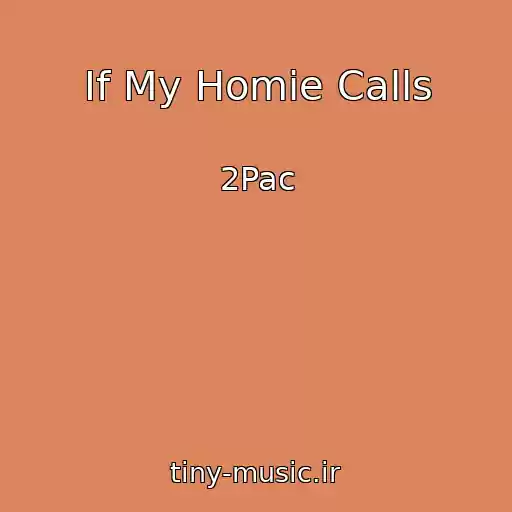 کاور آهنگ If My Homie Calls از 2Pac