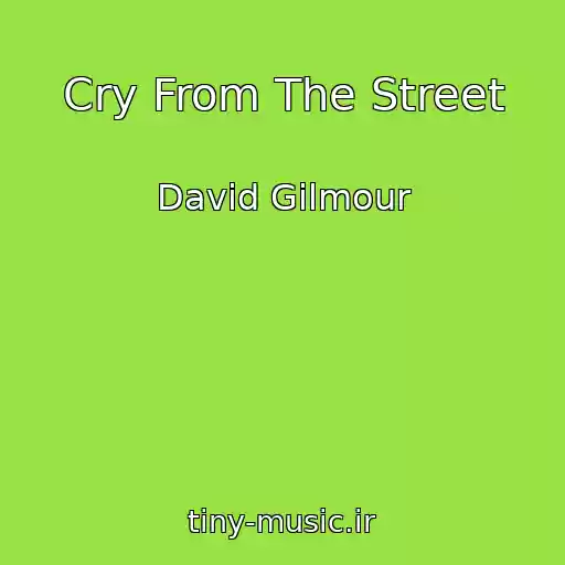 کاور آهنگ Cry From The Street از David Gilmour
