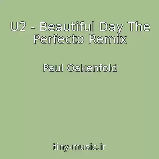 کاور آهنگ U2 - Beautiful Day The Perfecto Remix از Paul Oakenfold