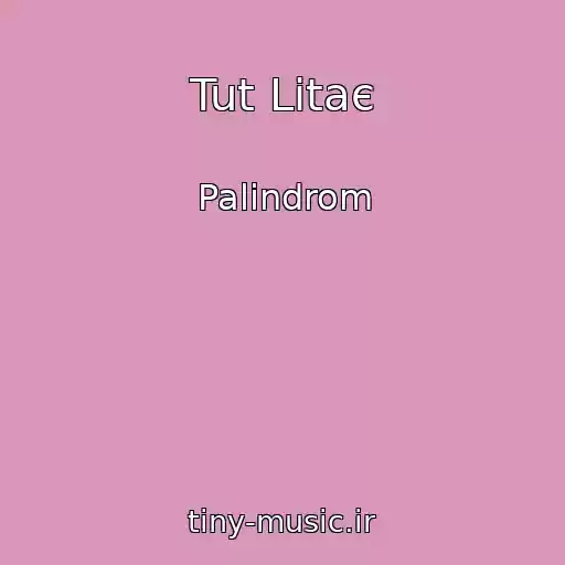 کاور آهنگ Tut Lіtaє از Palіndrom
