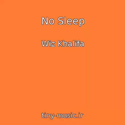 کاور آهنگ No Sleep از Wiz Khalifa
