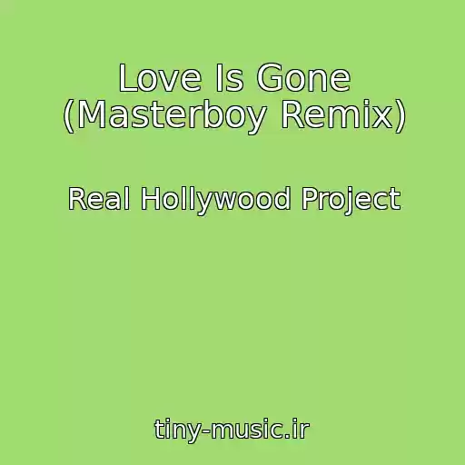 کاور آهنگ Love Is Gone (Masterboy Remix) از Real Hollywood Project