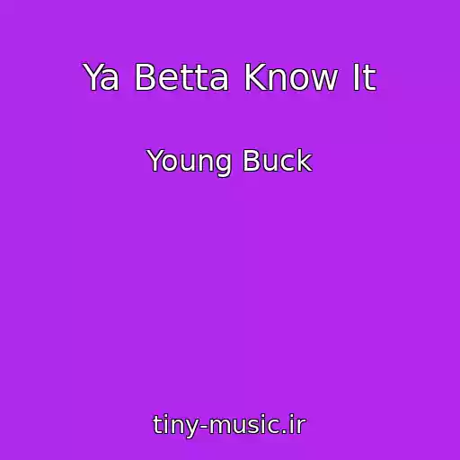 کاور آهنگ Ya Betta Know It از Young Buck