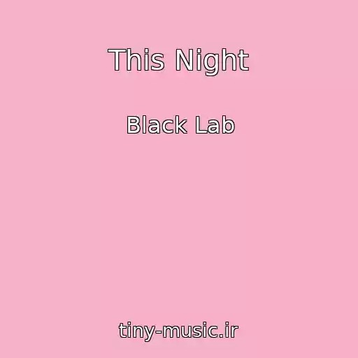 کاور آهنگ This Night از Black Lab