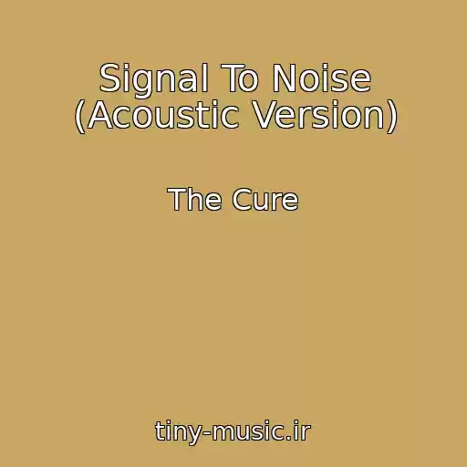 کاور آهنگ Signal To Noise (Acoustic Version) از The Cure