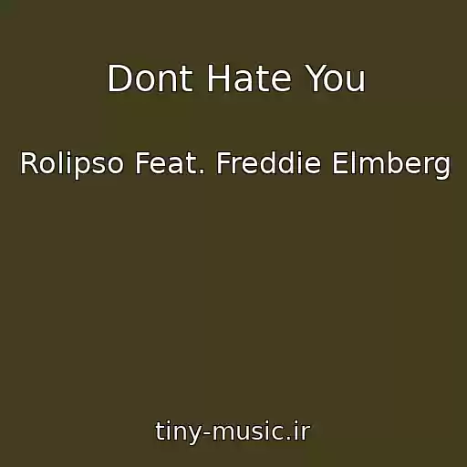 کاور آهنگ Dont Hate You از Rolipso Feat. Freddie Elmberg