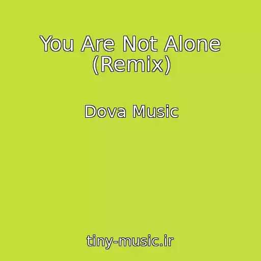 کاور آهنگ You Are Not Alone (Remix) از Dova Music