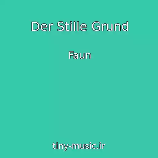 کاور آهنگ Der Stille Grund از Faun