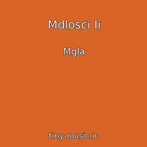 کاور آهنگ Mdlosci Ii از Mgla
